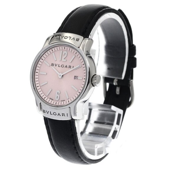 BVLGARI Solo tempo ST29S Date pink Dial Quartz Ladies Watch_891714 - Picture 2 of 6